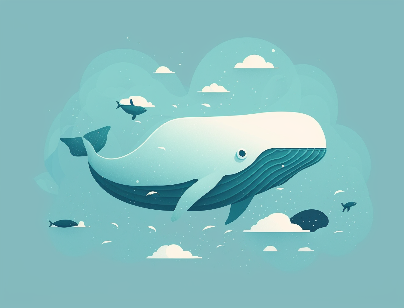 おさかな小学校 クジラ